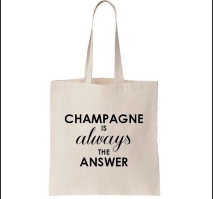 Champagne Tote Bag